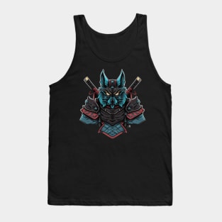 samurai dog Tank Top